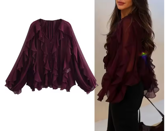 Ruffles Women Blouse
