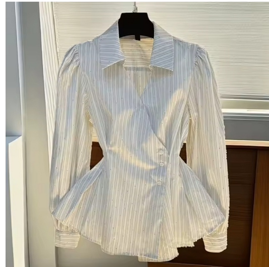 White sideway Top